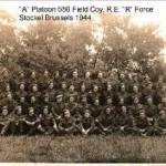 A platoon 556 field co. R.E. taken at Stockel 1945.