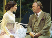 Amy Nuttall and Christopher Cazenove