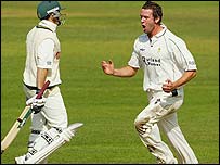 Havell takes a wicket