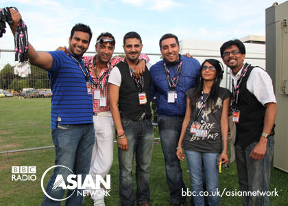 The Asian Network gang, Murtz, Raj & Pablo, Dipps Bhamrah, DJ Kayper and Dev Parmer