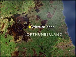 Whitelee Moor map