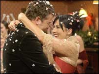 Kat & Alffie's christmas wedding