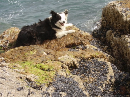Geri (Motos mum) at the fishing