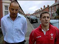 Chris Jackson talking to Emberson