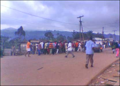 Listener Israel's Bamenda Riot pictures