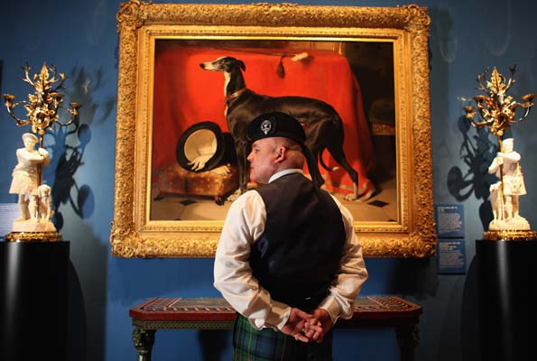 Member of staff at the Queen's Gallery, Edinburgh