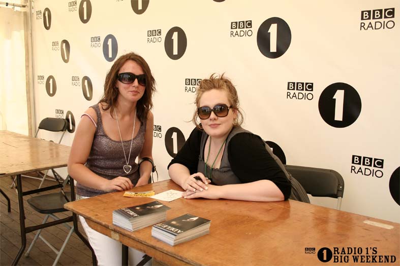 Signing sessions with Adele