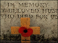 A grave at Ypres