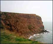 Cliffs at Budleigh Salterton