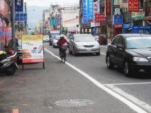 Street cars in Taiwan