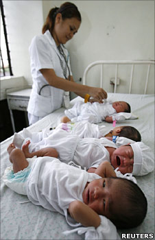 Babies in hospital