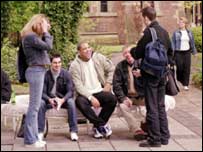 Young people meeting up