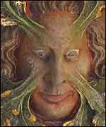 Green man boss by Rod Humby