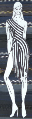 Zipper Flapper Dress