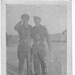 Harold (on the right) with Lt. Worsdale in Iraq in 1942