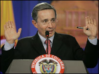 Álvaro Uribe (arquivo)