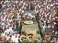 ராஜிவ் காந்தி இறுதி ஊர்வலம்