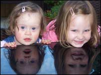 Jane Aspey and her sister