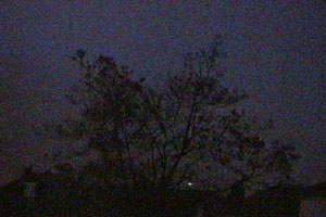 Lauren sees a spaceship