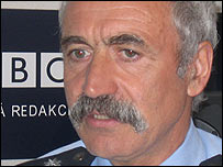 Jiří Kolář ve studiu BBC