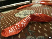 deflated Romney thunder stick