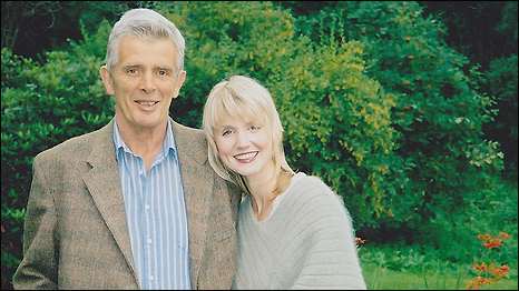 Tessa Dunlop with her father