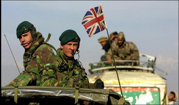 British troops in Afghanistan