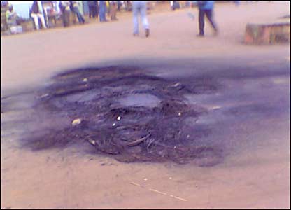 Bamenda riot photograph