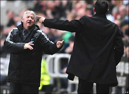 Joe Kinnear and Phil Brown