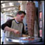 Vendedor de kebab em Istambul
