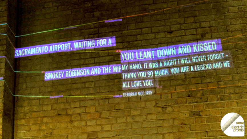 The Fan's Eye View installation