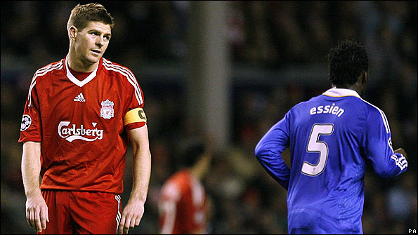 Steven Gerrard was well-marshalled by Michael Essien