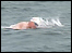 man swimming