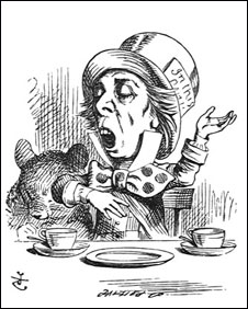 The Mad Hatter illustration by Sir John Tenniel