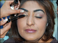 BBC Leicester's Rupal Rajani having a makeover
