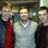 Dermot with Alex and Nick of Franz Ferdinand.