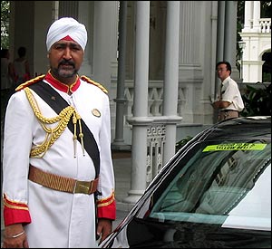 Raffles Hotel, Singapore, June 2004.