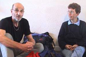 John and Hilary set off for the High Peak