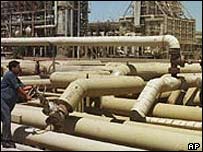 Irak'taki bir petrol tesisi