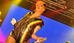 Rihanna performing live at Radio 1's Big Weekend 2010