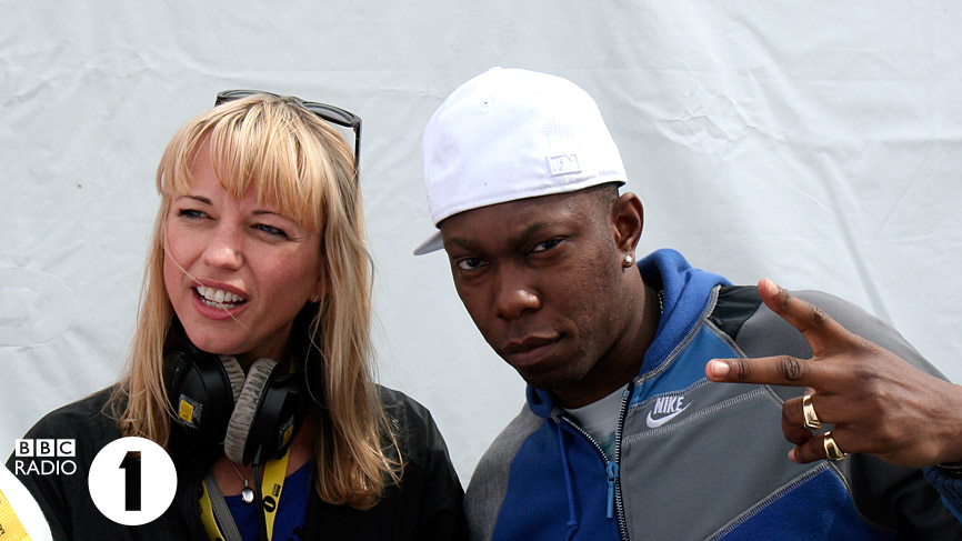 Sara Cox and Dizzee Rascal