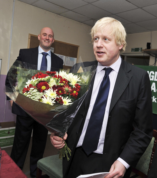 Boris and some flowers