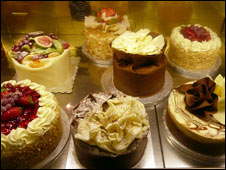 Cream cakes