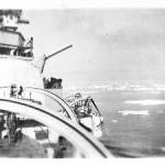 H.M.S."Norfolk" in the Artic circle 1943