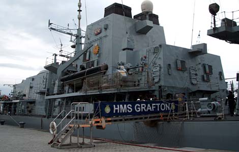 HMS Grafton by Kate Arkell, 5th July Antwerp