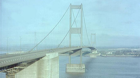 The Severn Bridge in the 1970s