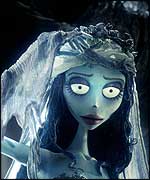 Still from film of The Corpse Bride