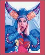 Actor in the Aladdin pantomime 