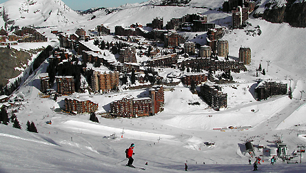 Station de ski d'Avoriaz (Haute-Savoie, région Rhône-Alpes) Photo : Frédéric de La Mure / M.A.E.