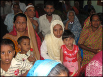 Hundreds of Tamil and Muslim civilians gathered to give evidence in the east (file photo)